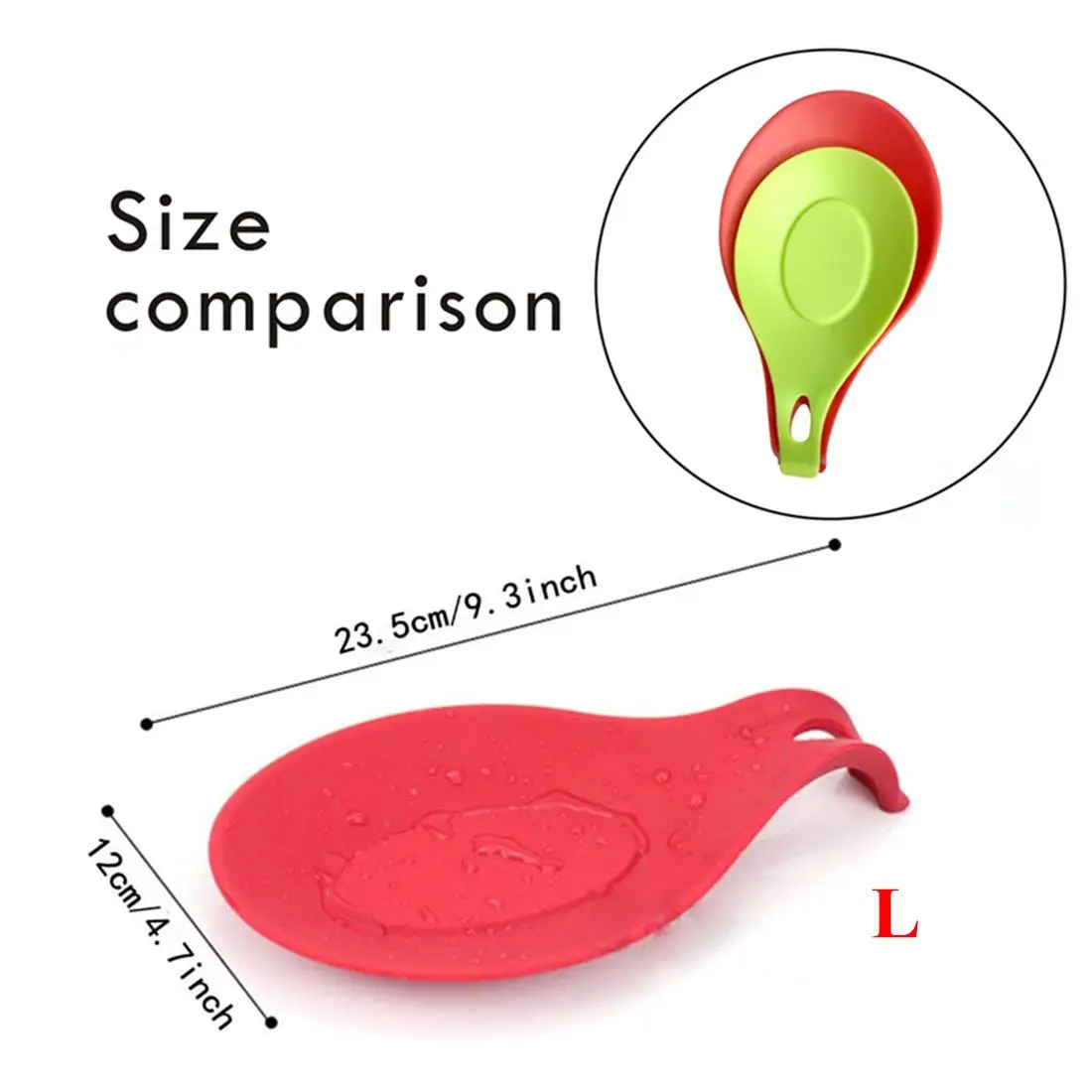 Modern Bpa Free Personalised Kitchen Silicone Fork Serving Spoon Rest Holder For Kitchen