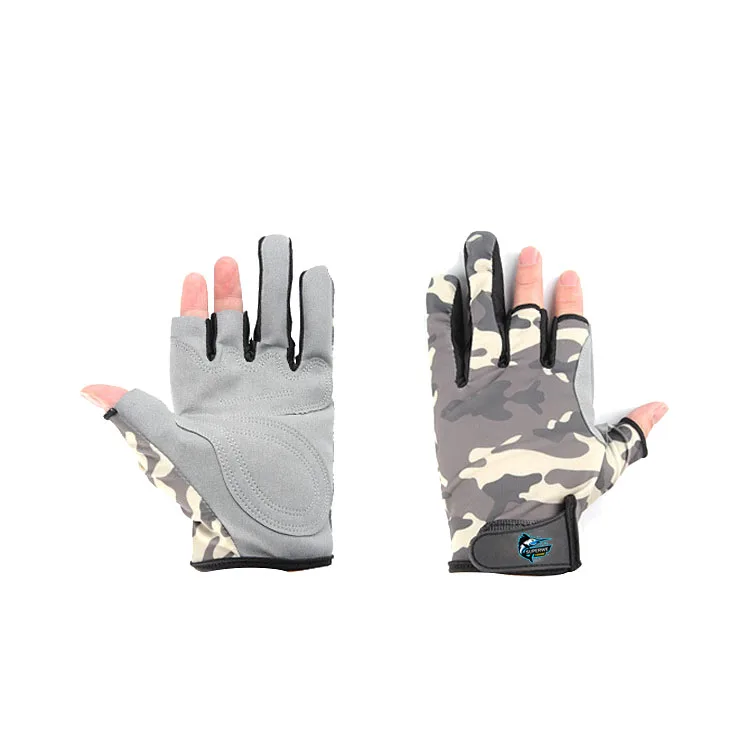 Пользовательские upf 50 перчатки для рыбалки водонепроницаемые