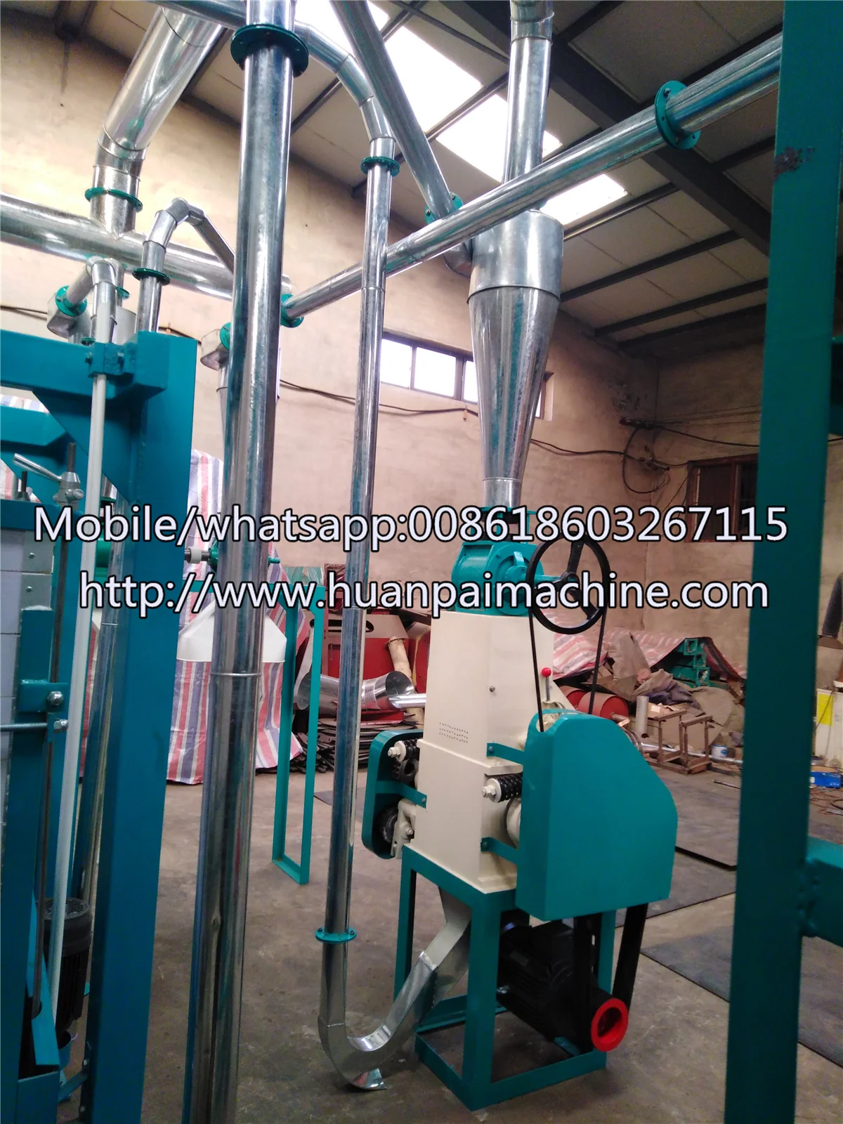 Reliable quality corn flour powder processing line maize flour making machine made in China