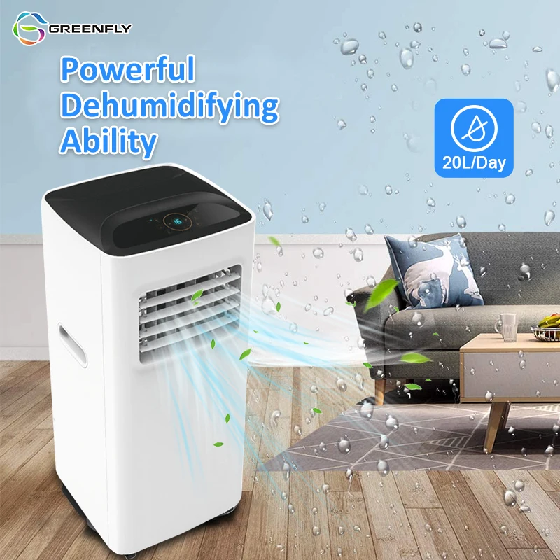 JJPRO GREENFLY 7000BTU роторный компрессор портативный оптовая продажа кондиционеры для дома небольшие холодильные мобильные