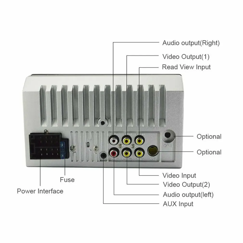 7inch 2 Double DIN Car Stereo Radio MP5 MP3 Player BT FM USB Touch Screen