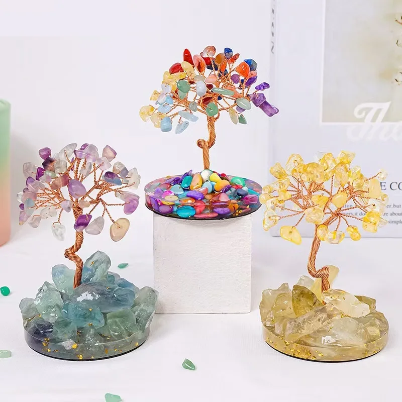 Chakra Tree,Crystal Tree,Chakra Tree Of Life Crystal Gifts Housewarming Gifts New Home