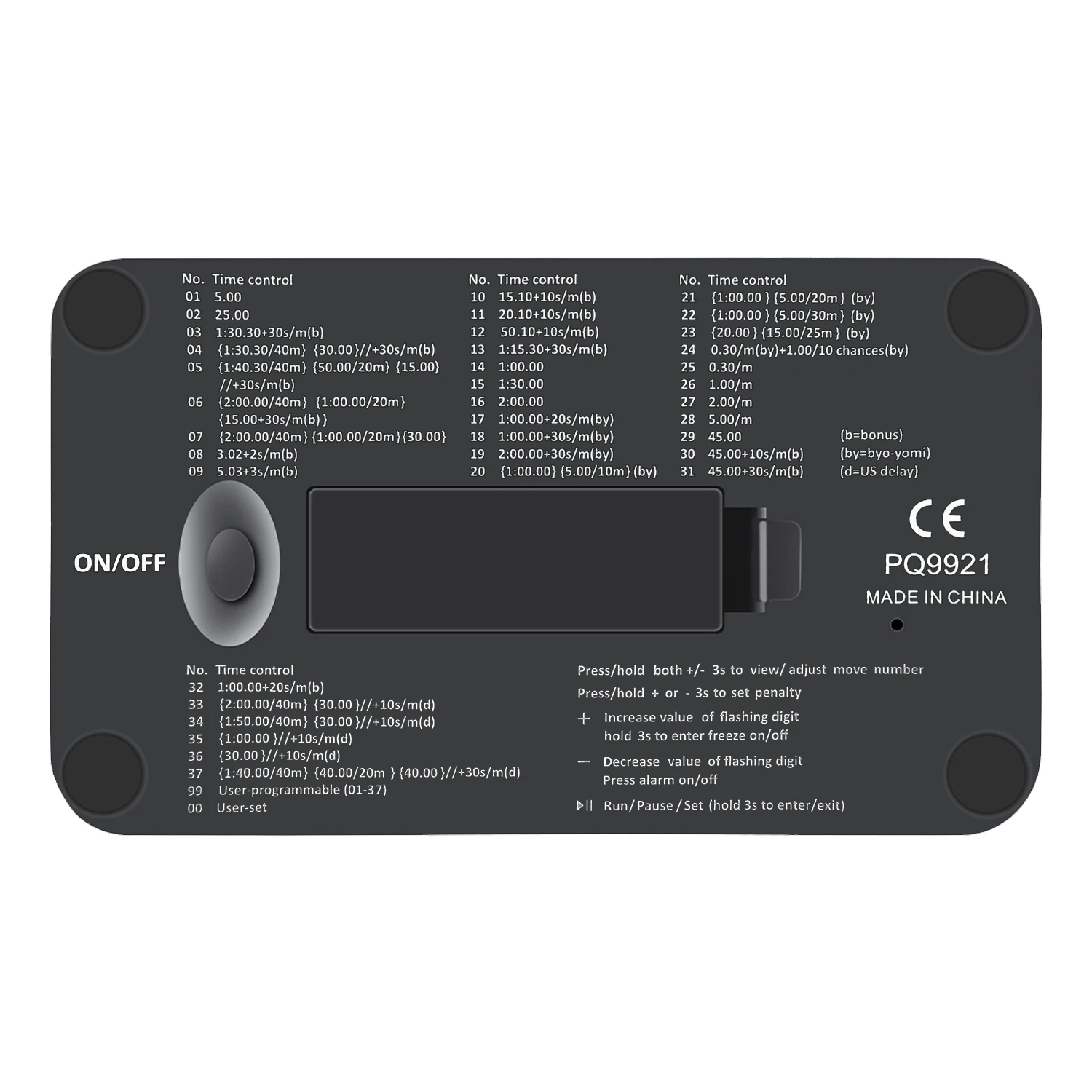 LEAP  Digital Chess Clock Multifunction OEM & ODM