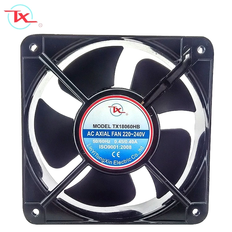 18060 осевой вентилятор переменного тока 110 В 220 В 380 В, 180x180x60 мм вытяжной вентилятор с шарикоподшипником, 7 дюймов 180 мм вентилятор промышленного охлаждения