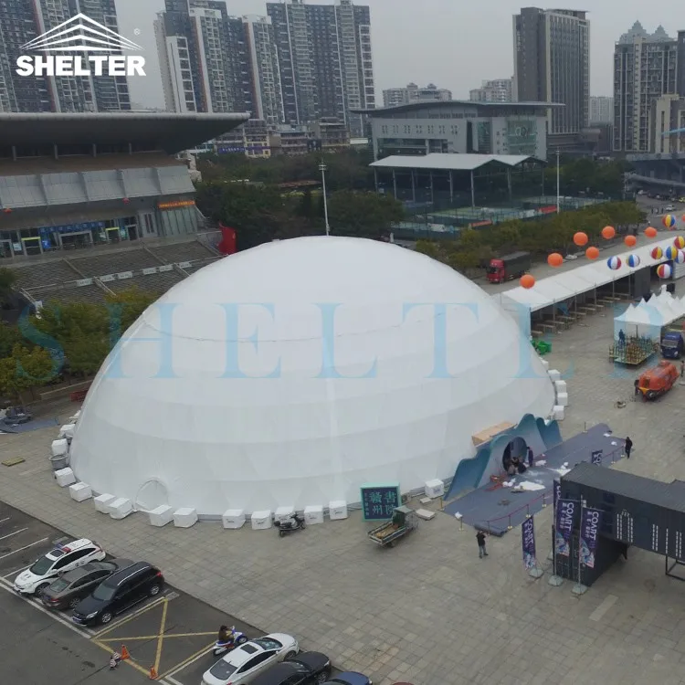 50m Big Concert Events Geodesic Dome Tent Price for Party Wedding