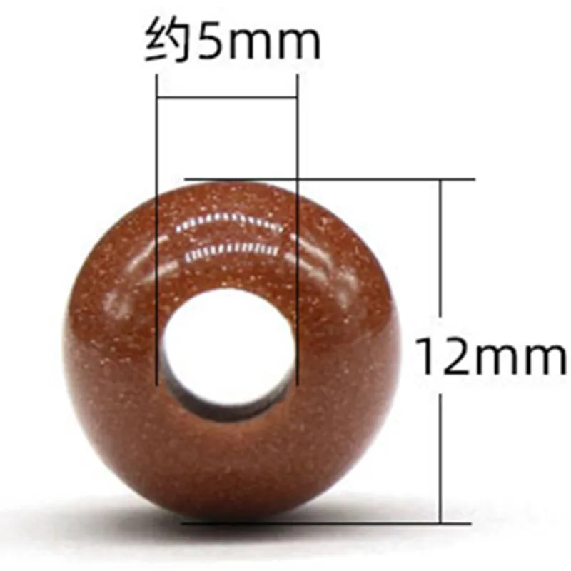 Wholesale Original Natural Stone Beads Gemstone Round Loose Beads,12mm with 5mm hole