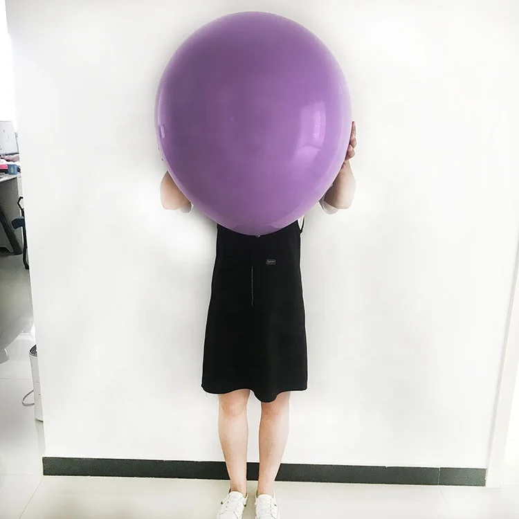 18 inch purple giant latex balloons factory wholesale rubber balloon