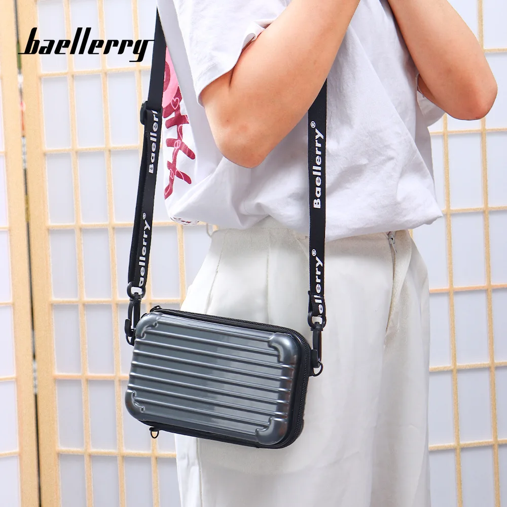 baellerry ABS Multifunction Storage crossbody small sling bags 7 inch Lady Cosmetic travel mini crossbody suitcases for women