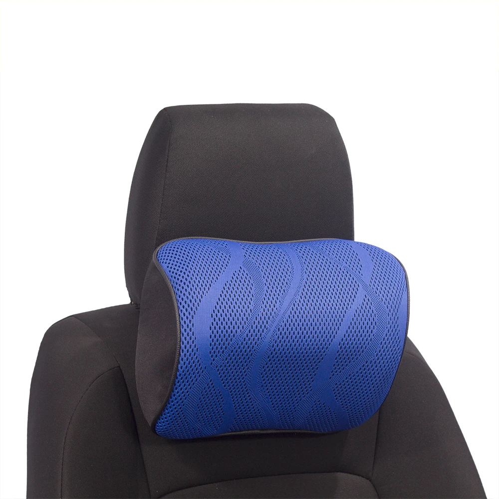 SJ-NP48 пена с эффектом памяти автомобиль Шейная подушка для путешествий изготовленным на заказ логосом подголовник подушка
