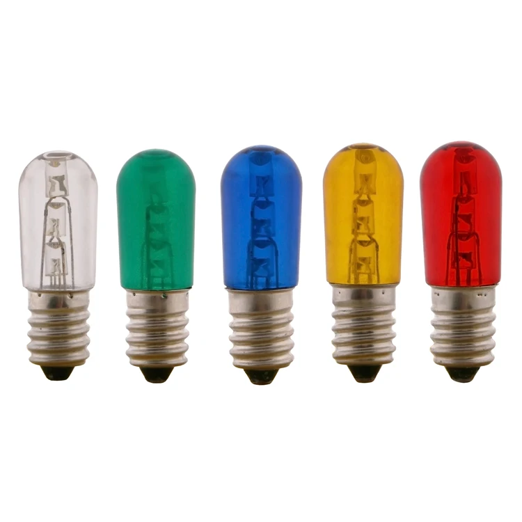 B18 LED Filament Papaya Bulb LED Cemetery Bulb E14 12V 14V 24V0.3W Export Italian window Display LED Bulb E14 Virus ottonata
