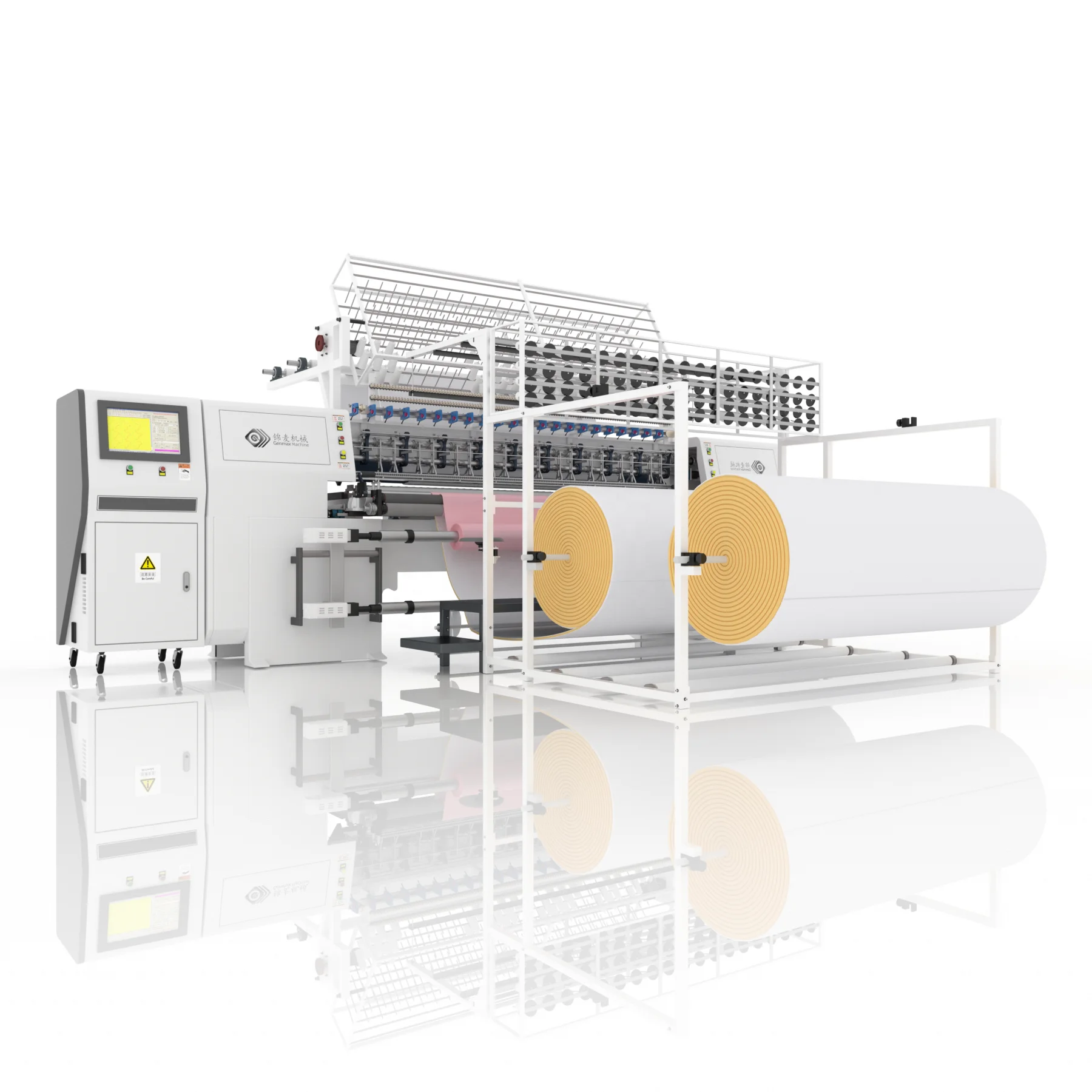 Genmxa высокоскоростная компьютеризированная стежка многоигольные стегальные машины для производства матрасов матраса машина завод