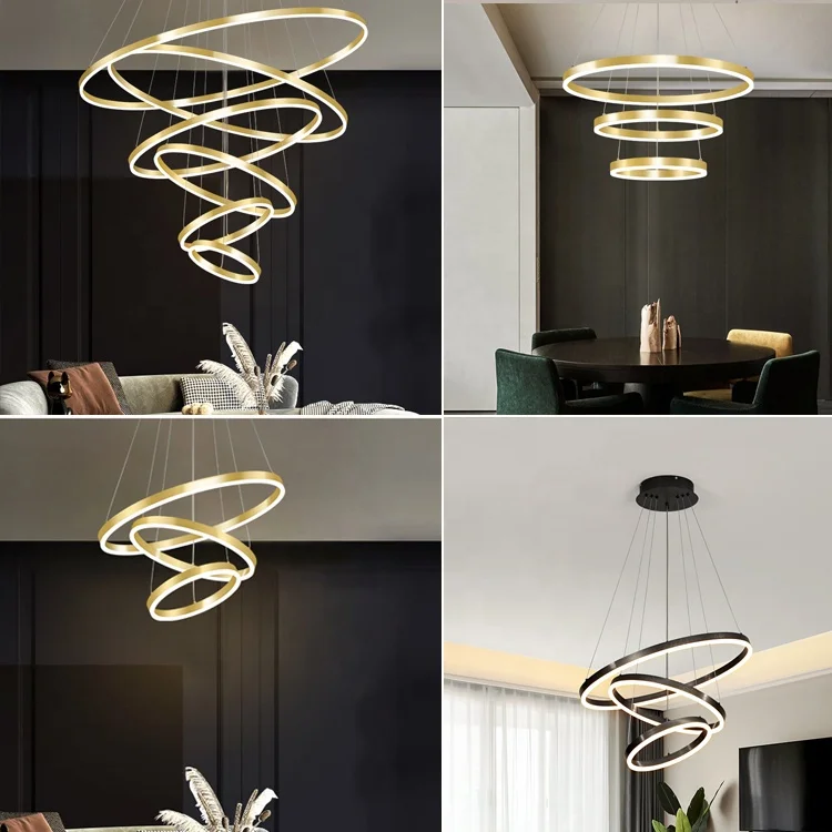 Современный черный модный роскошный светодиодный подвесной светильник В индустриальном стиле для кухонного островка