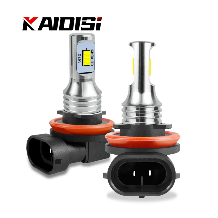 Wholesale price super bright motorcycle led bulb 12 volt led light H7 H11 3570 yellow blue white car fog light