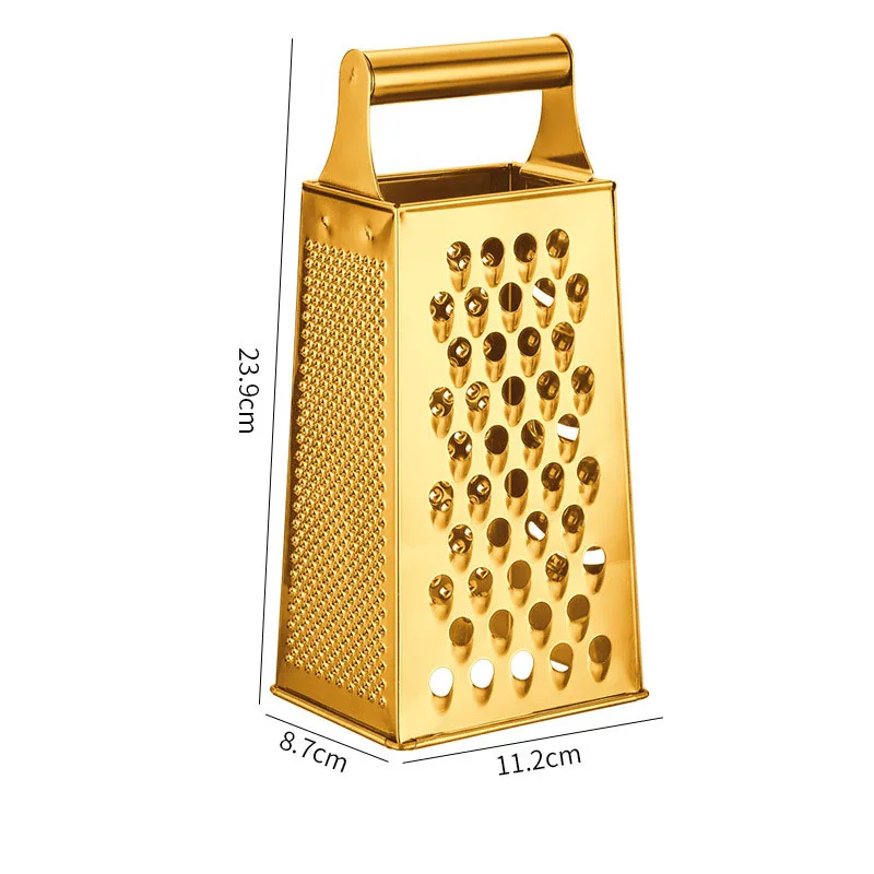 Stainless steel four-sided grater for home kitchen multifunctional tower vegetable fruit slicer ginger garlic Grinders for salad