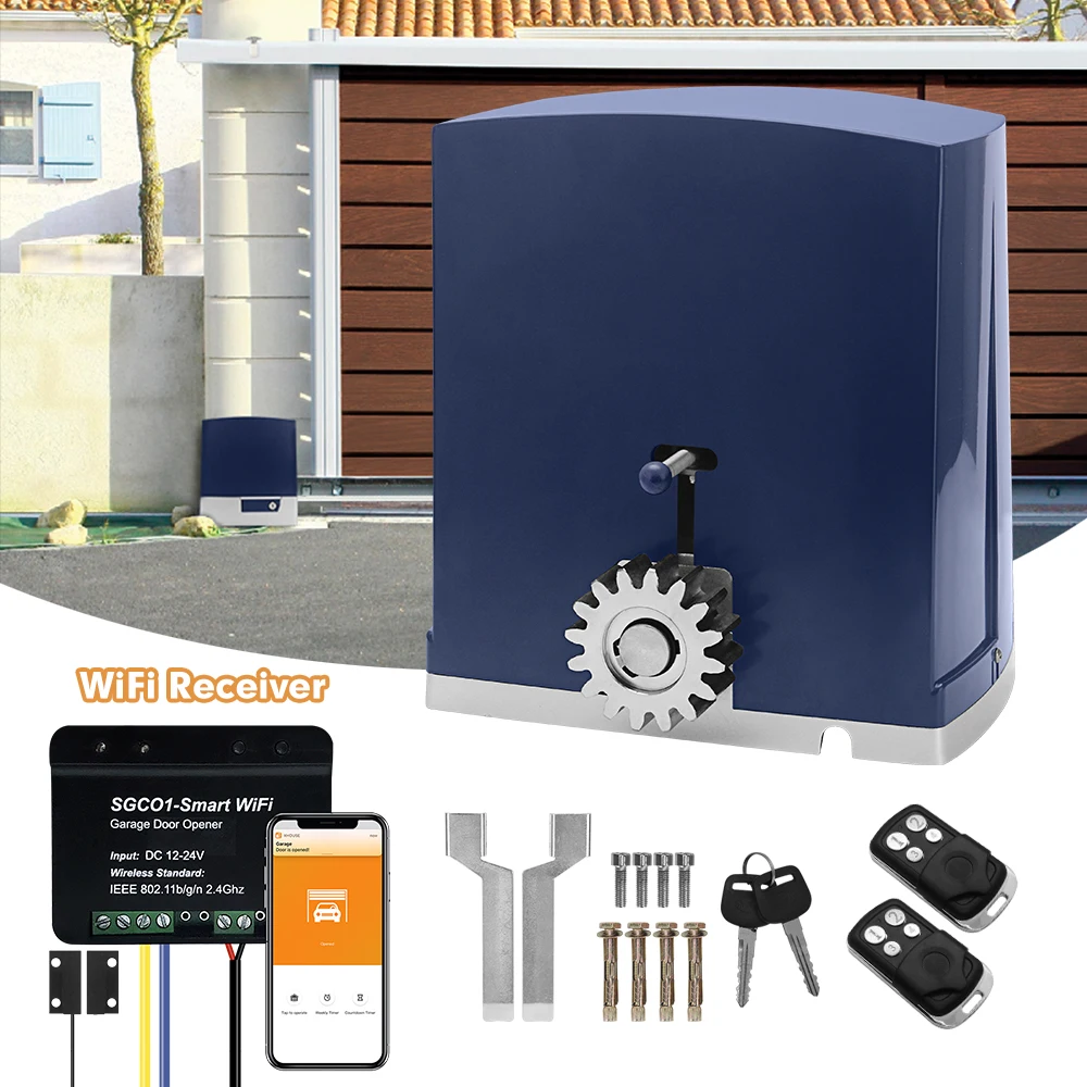 Smart WiFi 1000kg Heavy Duty Gate Motor Automatic Slide Electric Sliding Gate Opener