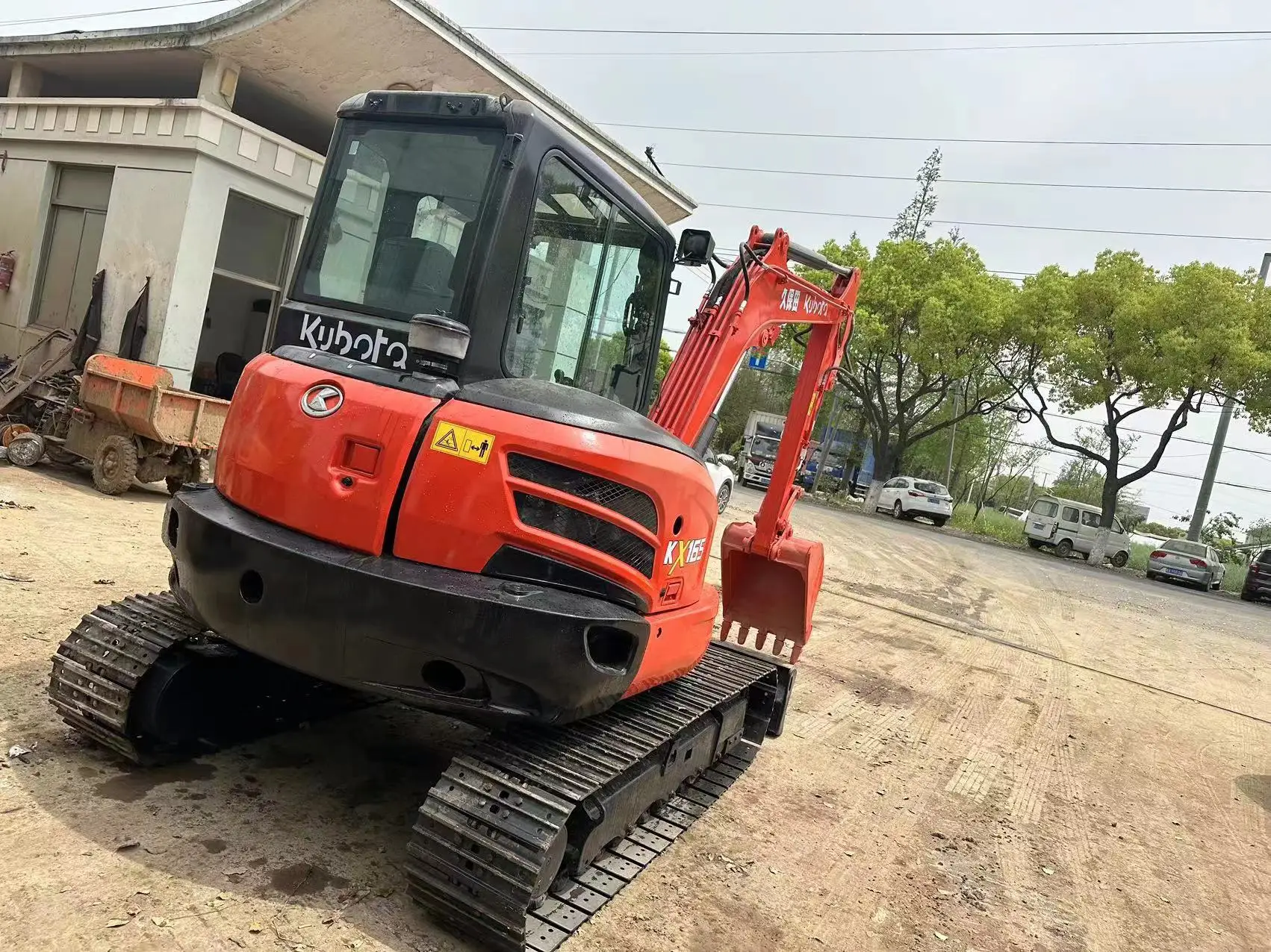 Лидер продаж оригинальный мини-экскаватор Япония Kubota 6 тонн 5 экскаватор Kx165-5 Kx155-3 kx163 с насадкой