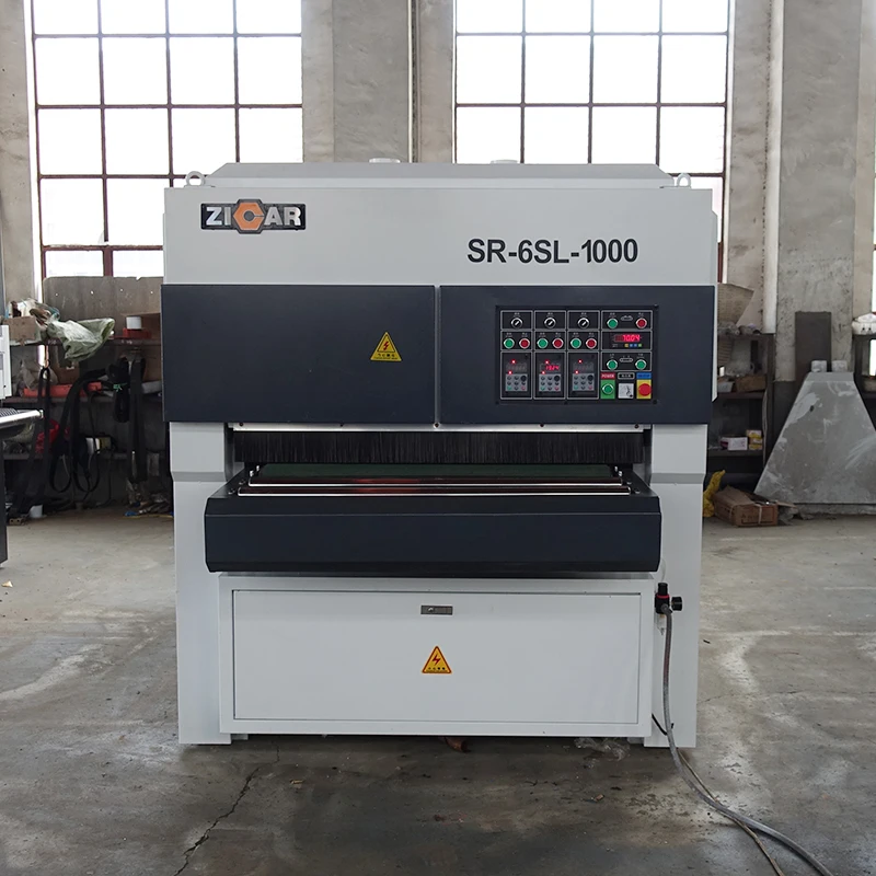 ZICAR 1000mm 1300mm wood polishing machine for wood panels sander polisher