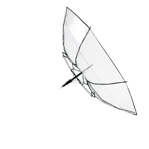 High quality Auto Open Nice Price Transparent Emergency Use One time umbrella Clear POE Umbrella Ladies Umbrella