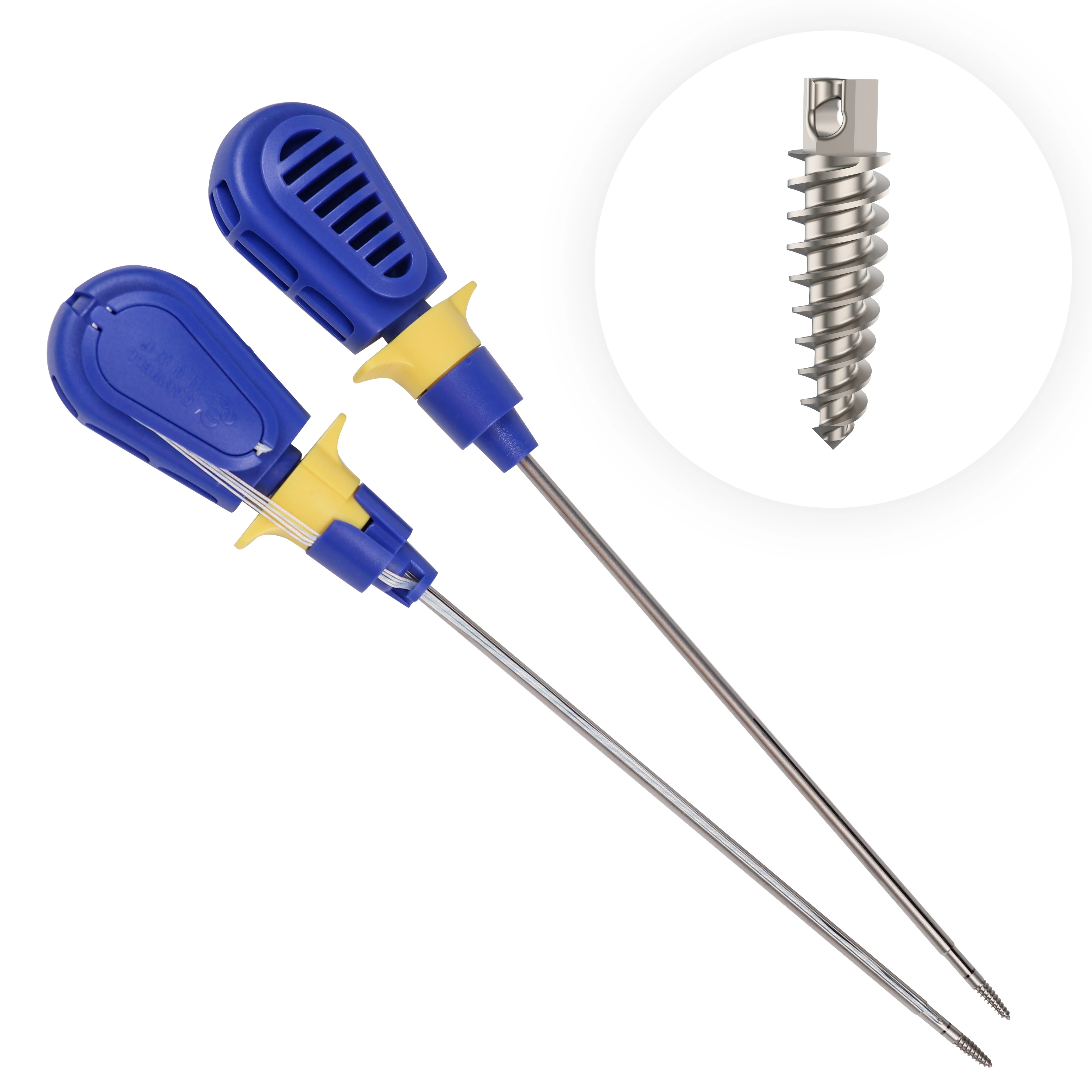 CANWELL Sports Medicine Suture Anchor with Nonabsorbable Titanium Suture Anchor With Two Needles