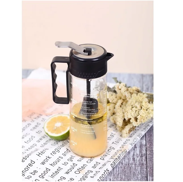 Шейкер напечатанный на стеклянном корпусе, смеситель для салата, 16 унций