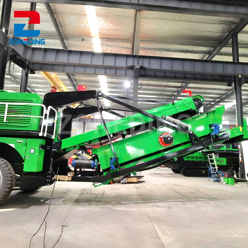 Factory Supply of Quarry Stone Crushing Machines Mobile Hammer Crusher Plant