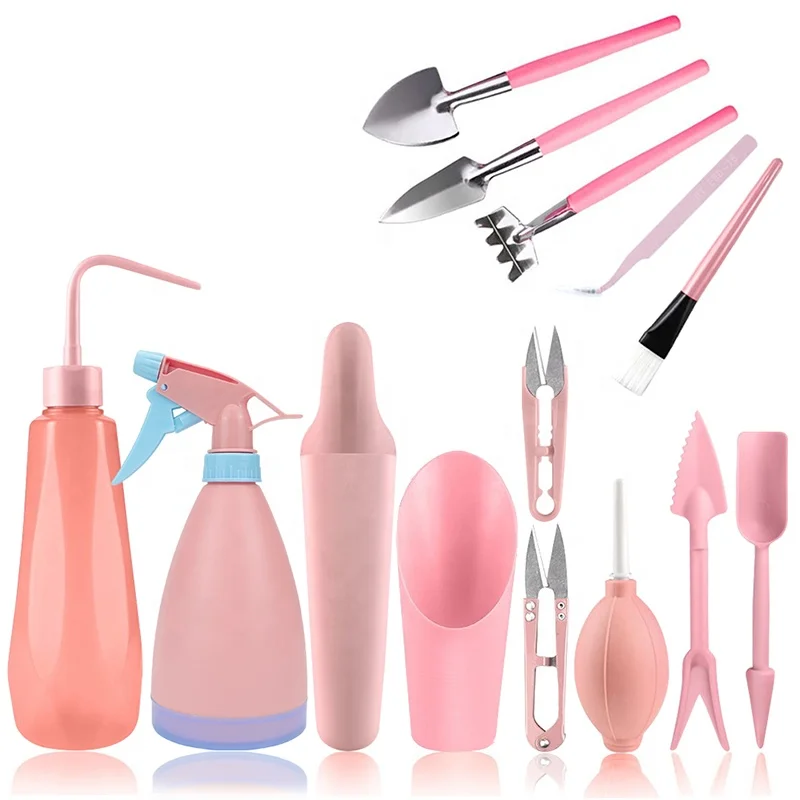 Garden growing planting kit Succulent Kit Indoor Mini Garden Hand Tool Set 14 Pieces