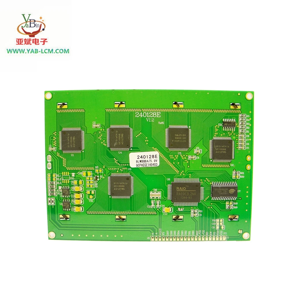 Screen 240X128 Graphic Module With T6963C Controller Blue Display Mode Lcd