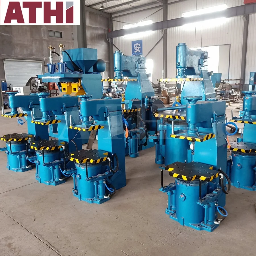 Green sand casting iron equipment sand molding machine jolt squeeze moulding machine