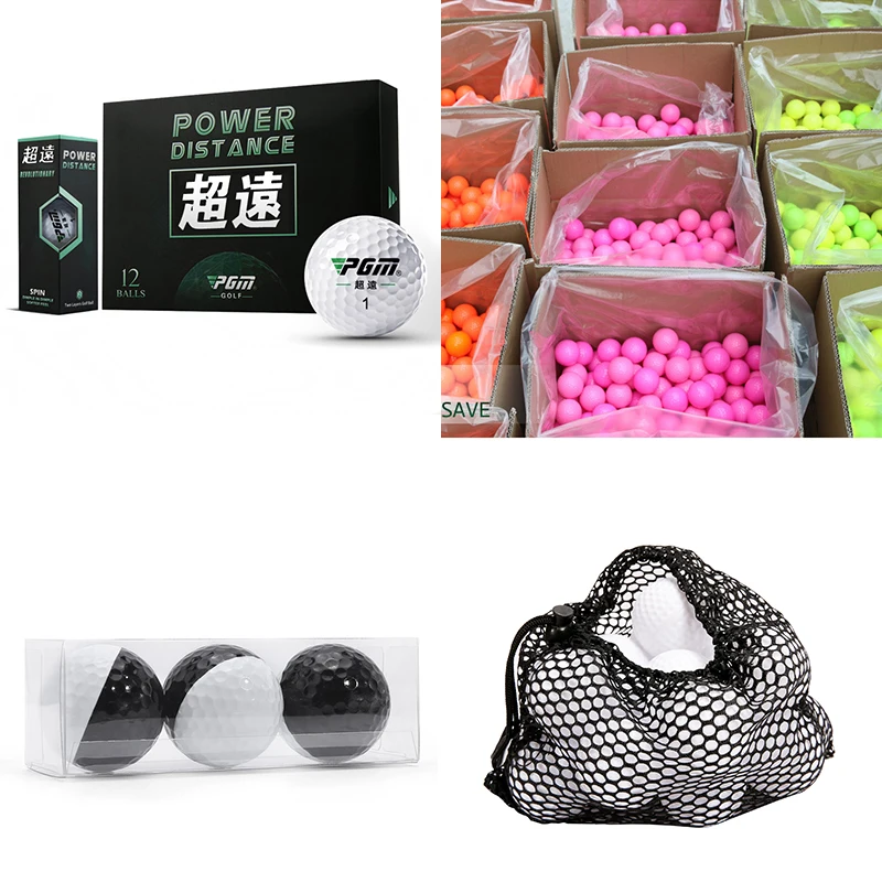 PGM Q003 wholesale practice blank golf balls training driving range custom logo golf balls