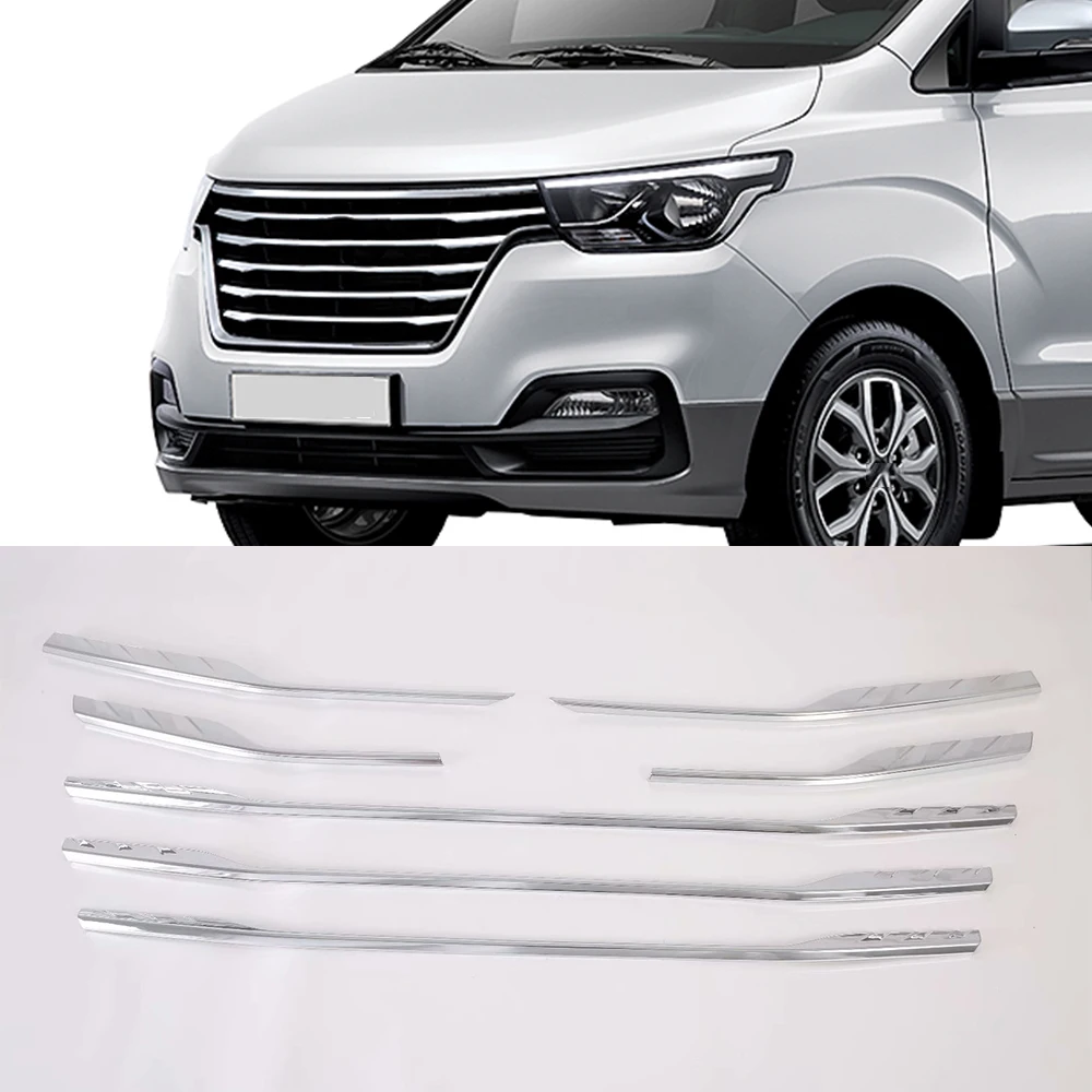 Автомобильные аксессуары из АБС средняя сетчатая отделка передняя решетка радиатора рамка для внешнего декора Hyundai H-1 2019