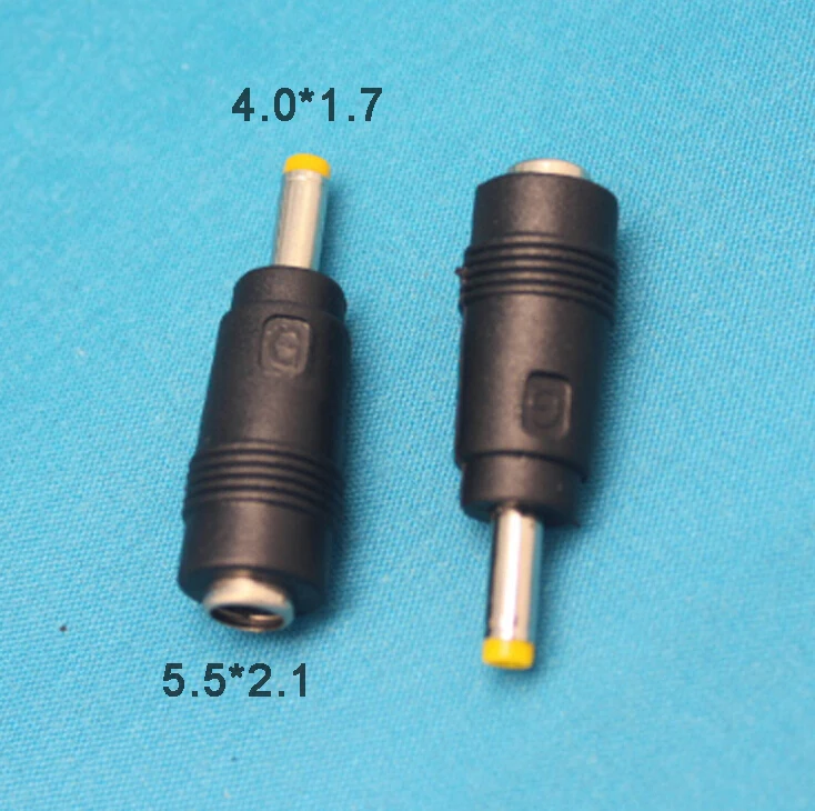 5 В/12 В 5,5*2,1 мм «Мама» к 4,0*1,7 мм «папа» разъем питания постоянного тока, переходник для ПК, ноутбука, камеры, адаптера и т. д.