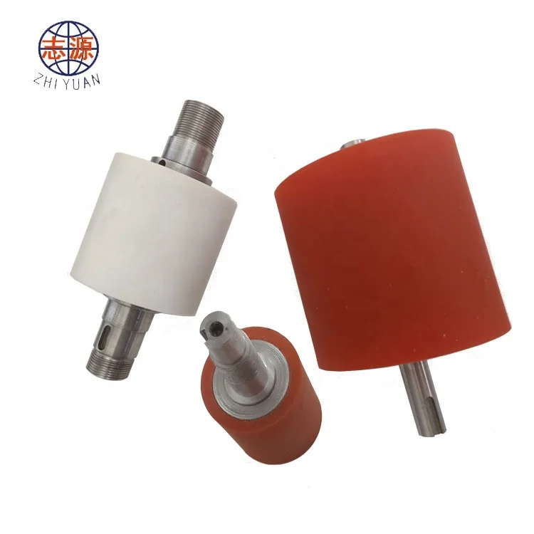 Custom Rubber Coated Roller Conveyor Belt Idler Rubber Roller