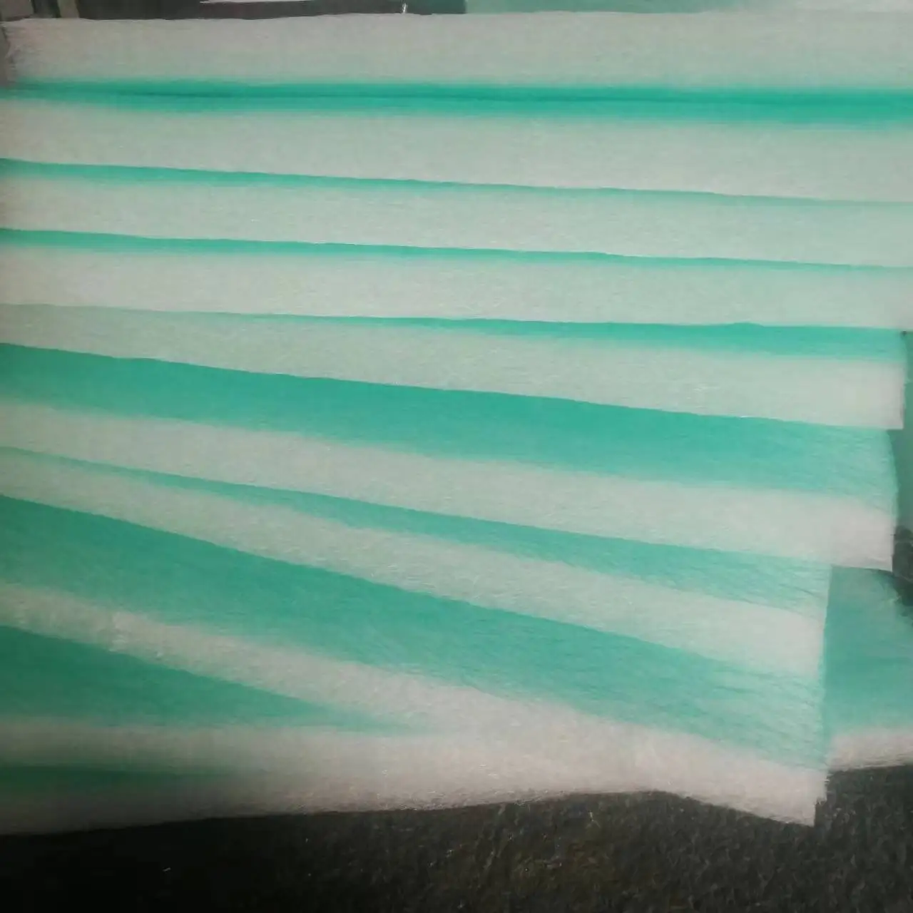 20mm Thick White Color High Temperature Resistant Fiber Glass Filter Media