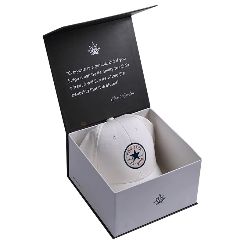 Luxury Wholesale Custom Logo Printed Baseball Cap Box