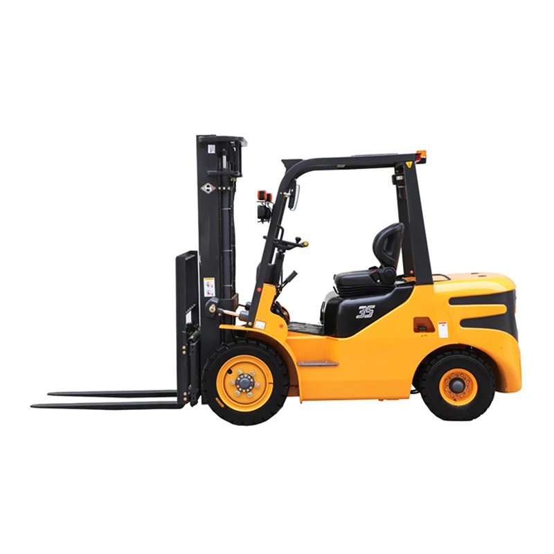 Good Quality HH35Z Rubber Forklifts Machineries With Solid Tires for sale