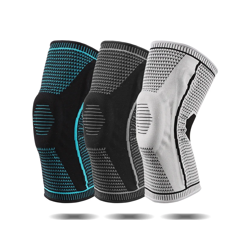 KS-2166#Compression Knee Sleeve with Side Stabilizers and Patella Gel Pads for sports and outdoor activities