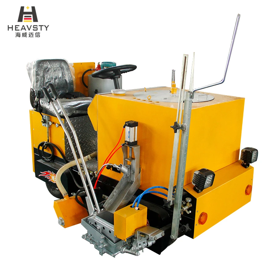 Driving Type Ride On Thermoplastic Pavement Painting Road Marking Machine
