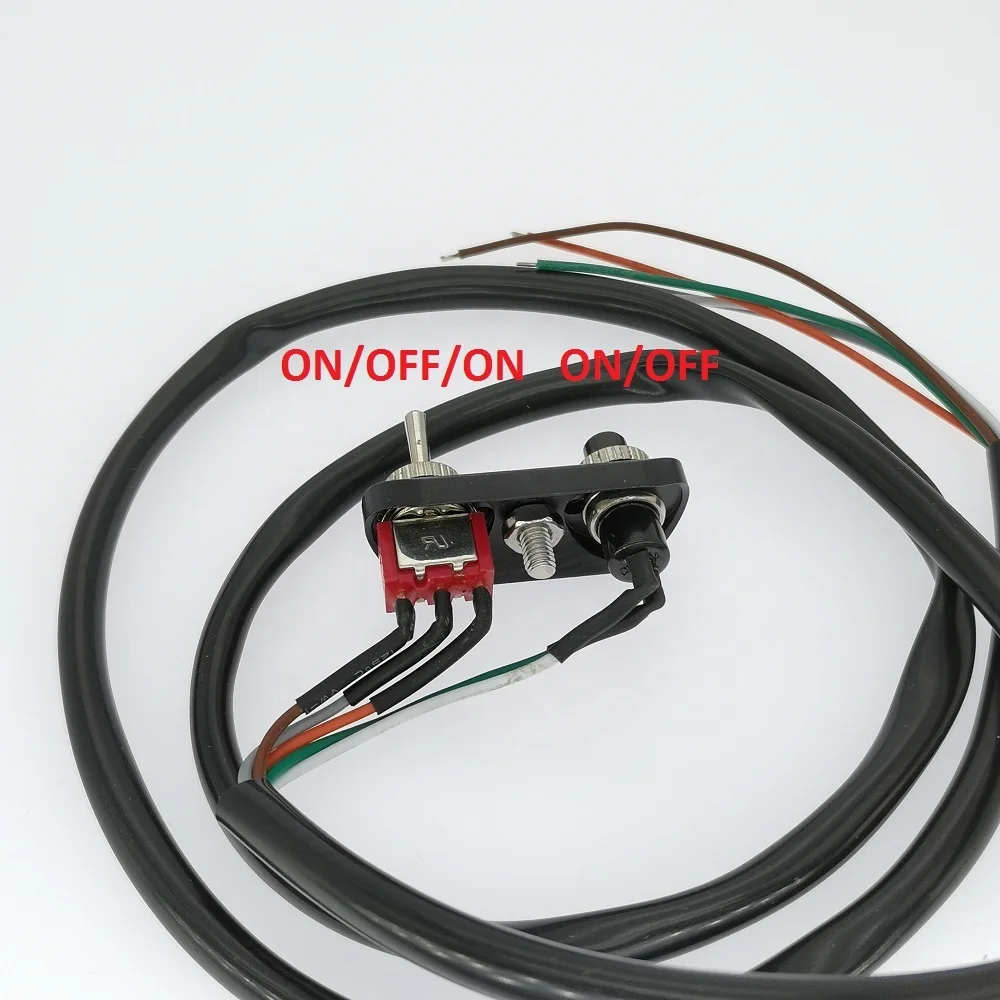 12V General  aluminum alloy  Motorcycle Handlebar Switch Control Assembly Waterproof Switch  accessories For ON/OFF/ON switch.