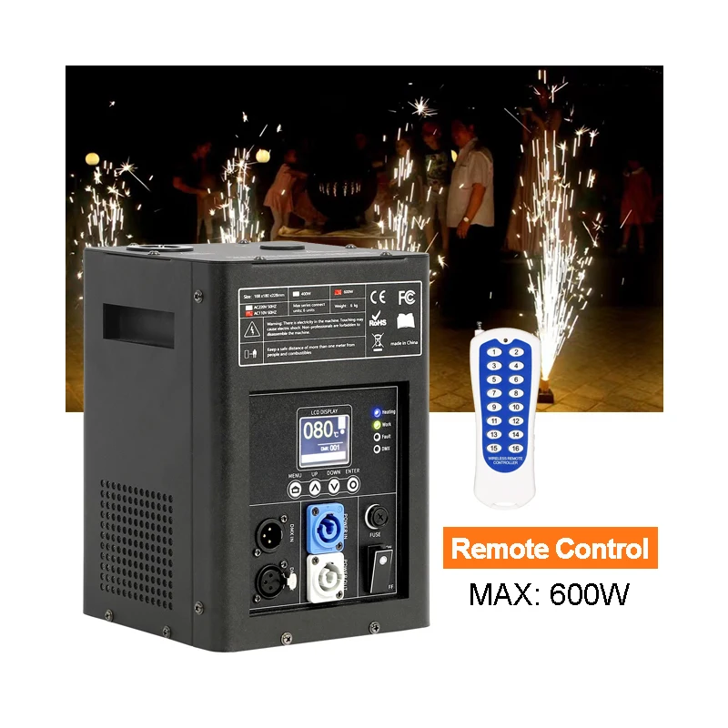 Ti Powder Titanium Metal Powder Dmx Stage Cold Spark Fireworks Machine