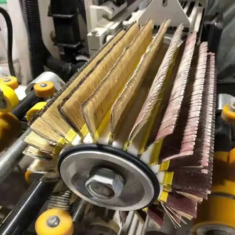 Industrial polishing roller brush furniture woodworking polishing accessories sisal sandpaper roller