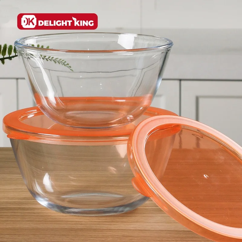 Oven microwave safe large glass mixing bowl salad bowl Mixing food bakeware cake making mixing tools