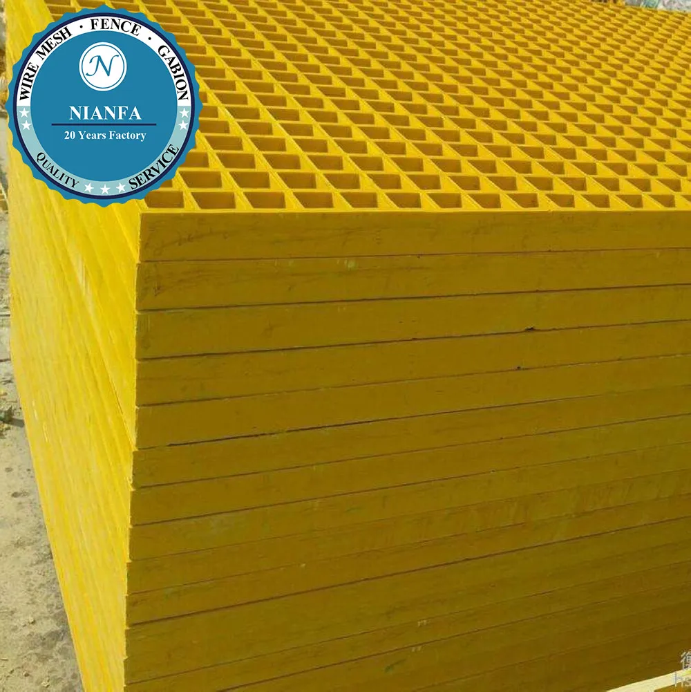 Fiberglass Grating Panels FRP /GRP Fiberglass Product Floor Drain Grating