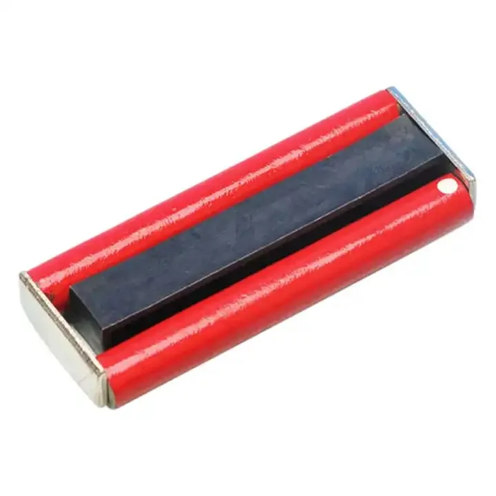 Alnico Cylindrical Magnets Iron Alloy Educational Supplies in Pairs with KeepersManufactured