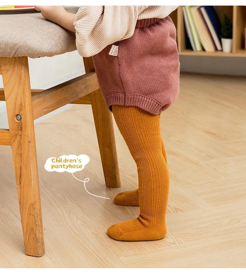 High Quality Baby Girls Cotton Full Length Leggings Pantyhose Tights Winter For Kids