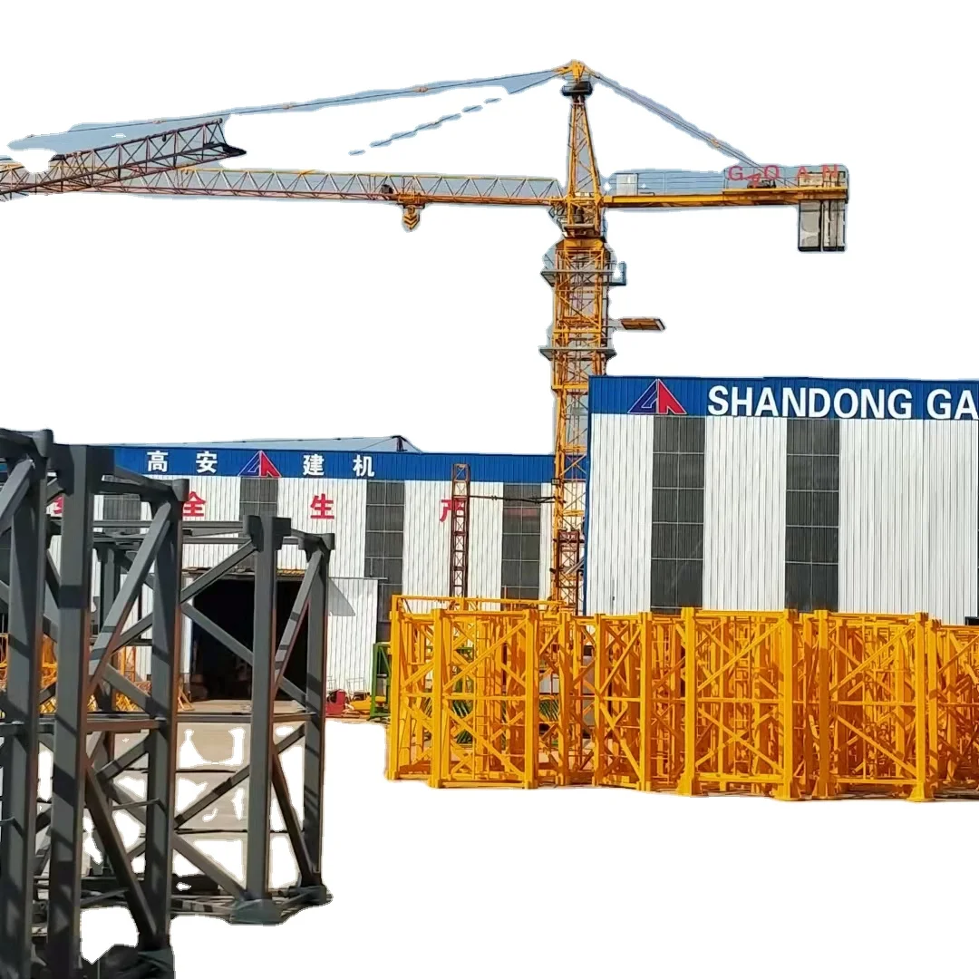 Low price guaranteed quality QTZ63 micro tower crane for construction site
