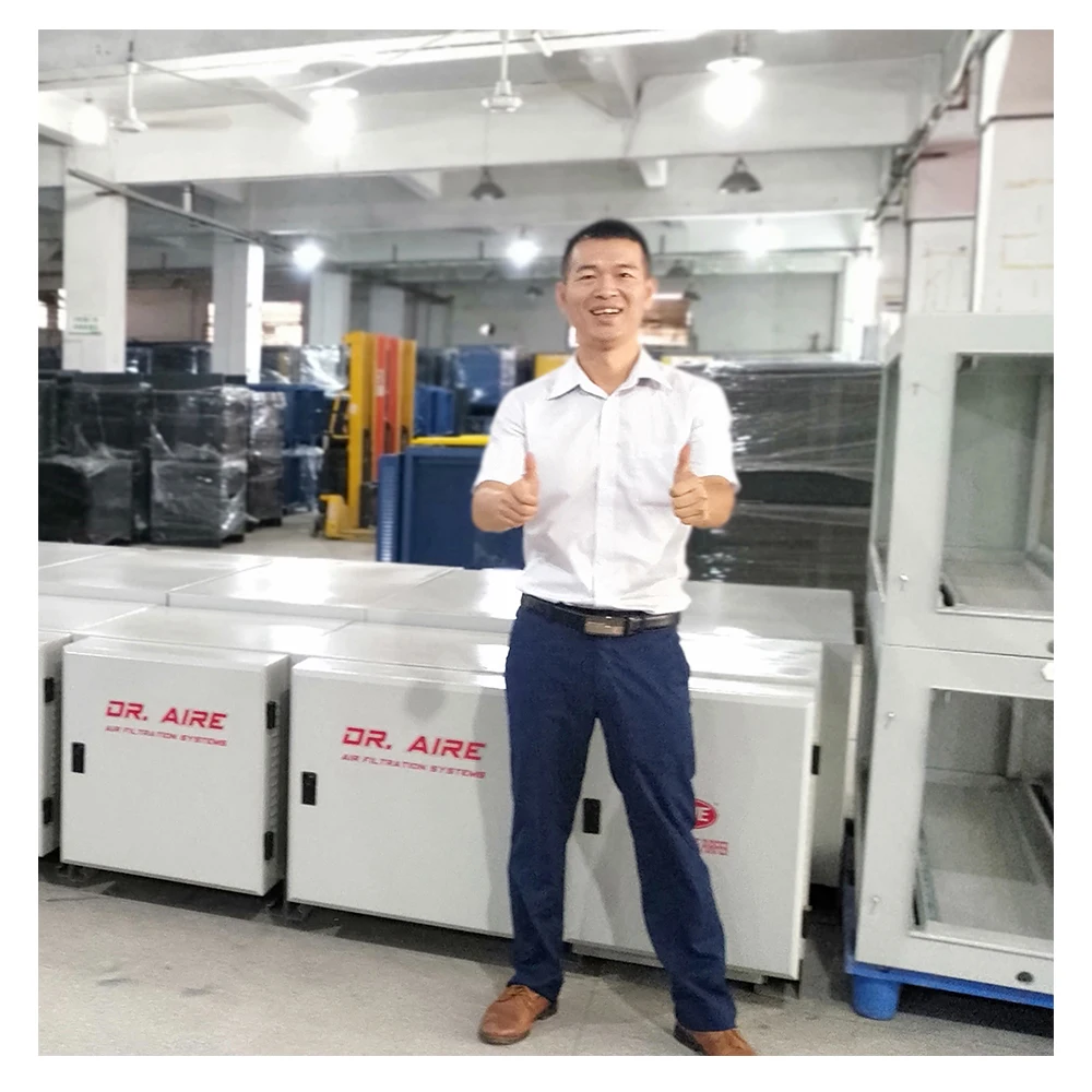
DR AIRE 98% Smoke Removal Rate HVAC Electrostatic Precipitator For Commercial Kitchen 