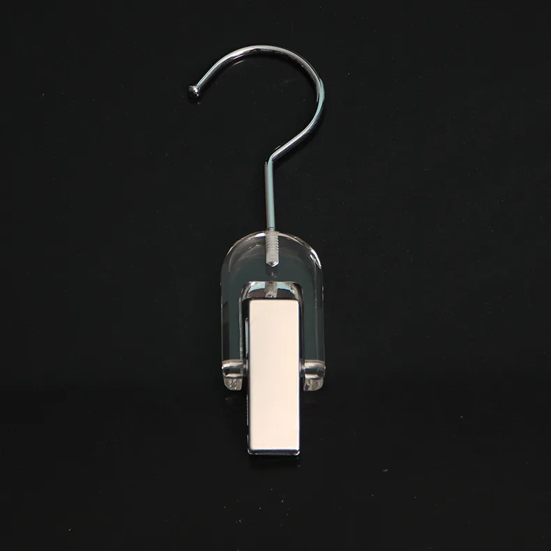 Transparent Hooks Clothing Store Wardrobe Acrylic Bra Clips Crystal Socks Scarf Hook Clothes Hanger Hook