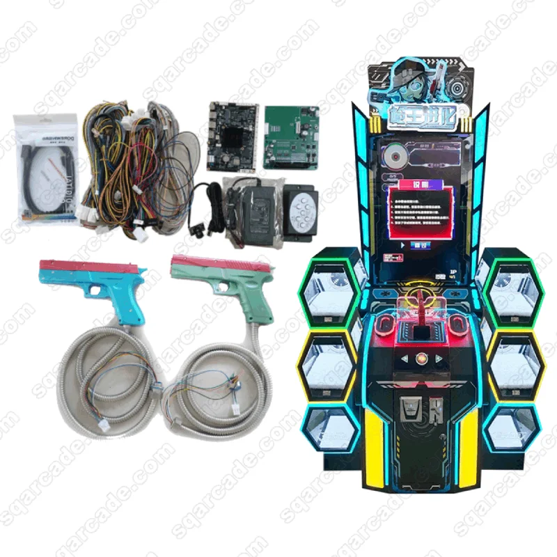 Coin operated Arcade Weapon Laser Gun Shooting With Game Gun Motherboard kits for King of Guns Shooting Simulator Game Machine