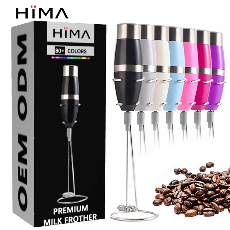 Matcha Coffee Blender Professional Milk Frother Electric Handheld Foam Maker Espumador De Lech Handheld Milk Frother With Stand