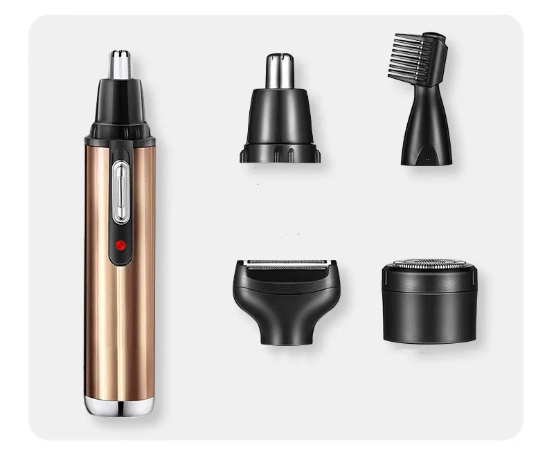 electric 4 in 1 rechargeable ear eyebrow shaver nose hair trimmer for men
